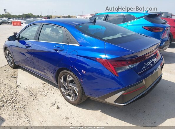 KMHLS4DG2SU033224 2025 HYUNDAI ELANTRA Blue Задня ліва чверть