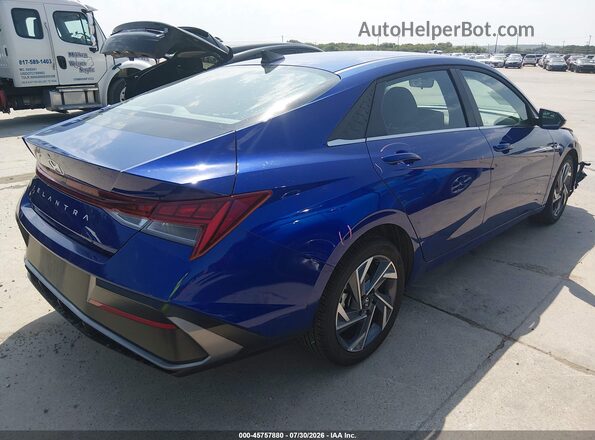 KMHLS4DG2SU033224 2025 HYUNDAI ELANTRA Blue Задня права чверть