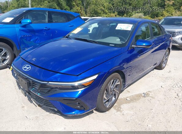 KMHLS4DG2SU033224 2025 HYUNDAI ELANTRA Blue Передня ліва чверть