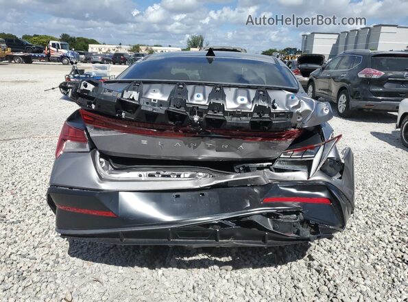 KMHLS4DG2SU852590 2025 HYUNDAI ELANTRA Gray უკანა ხედი