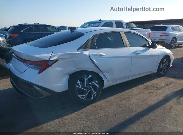 KMHLS4DG2SU901710 2025 HYUNDAI ELANTRA Белый Задняя правая четверть