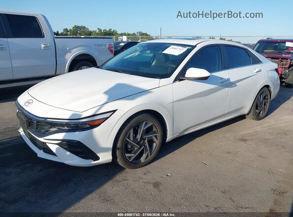 KMHLS4DG2SU901710 2025 HYUNDAI ELANTRA Белый Передняя левая четверть