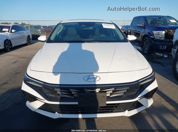 KMHLS4DG2SU901710 2025 HYUNDAI ELANTRA Белый Вид щитка приборов