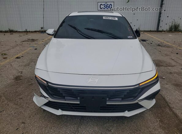 KMHLS4DG2SU927241 2025 HYUNDAI ELANTRA Black Դիմացի տեսք