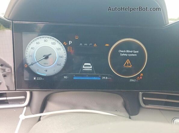 KMHLS4DG2SU927241 2025 HYUNDAI ELANTRA Black Սարքավորումների վահանակի տեսք