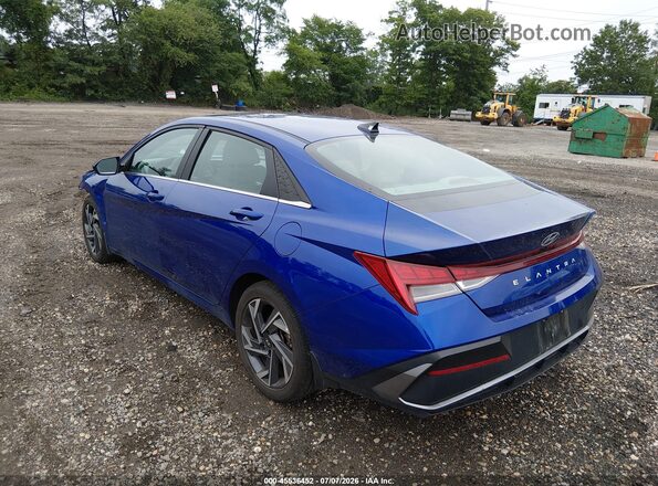KMHLS4DG3RU707228 2024 HYUNDAI ELANTRA Blue Rear left