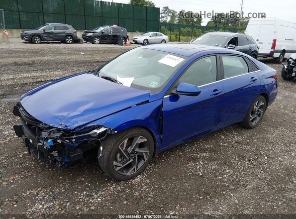 KMHLS4DG3RU707228 2024 HYUNDAI ELANTRA Blue Front left