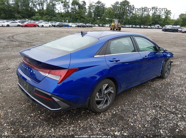 KMHLS4DG3RU707228 2024 HYUNDAI ELANTRA Blue Rear right