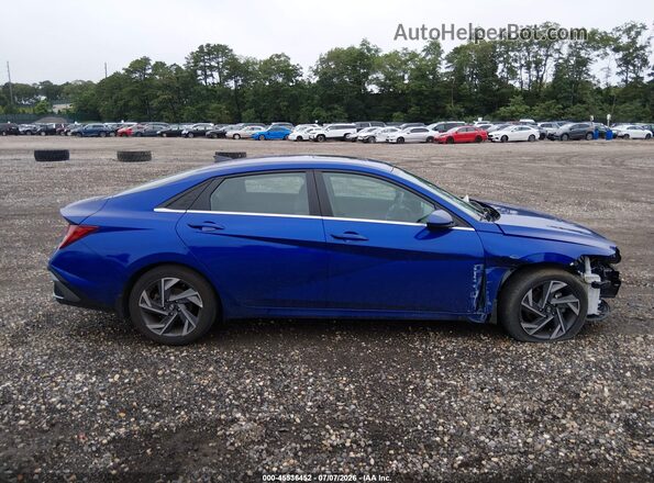 KMHLS4DG3RU707228 2024 HYUNDAI ELANTRA Blue 360 interior view
