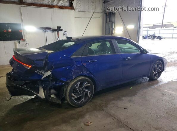 KMHLS4DG3RU707309 2024 HYUNDAI ELANTRA Синий Задняя правая четверть
