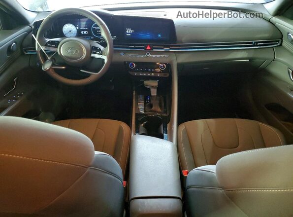 KMHLS4DG3RU707309 2024 HYUNDAI ELANTRA Синий Вид панели приборов