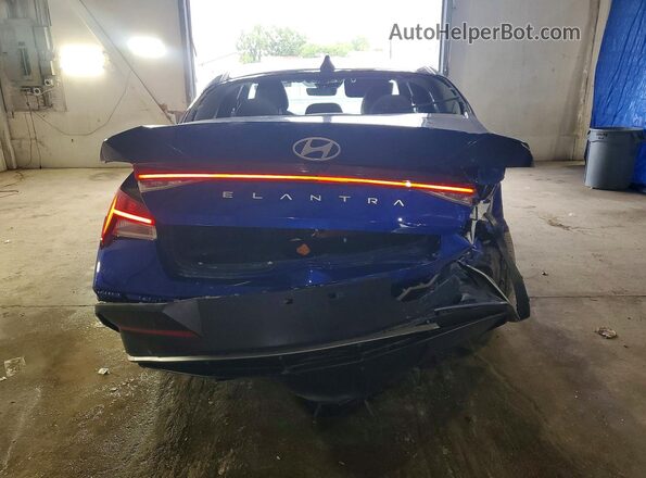 KMHLS4DG3RU707309 2024 HYUNDAI ELANTRA Синий Вид сзади