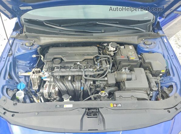 KMHLS4DG3SU852761 2025 HYUNDAI ELANTRA Blue Widok wnętrza z tyłu