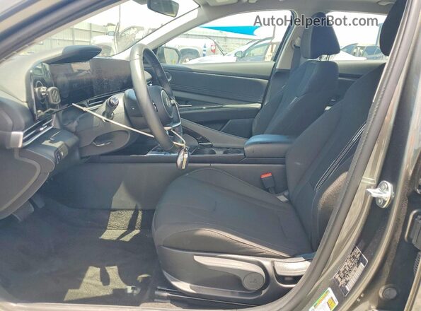 KMHLS4DG3SU856017 2025 HYUNDAI ELANTRA Charcoal Widok wnętrza z przodu