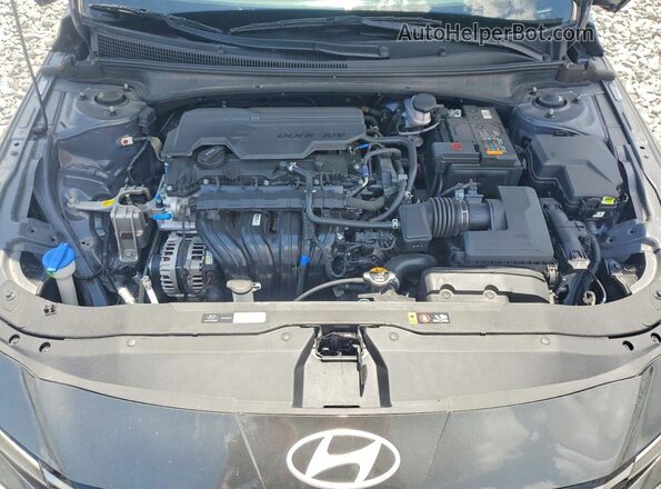 KMHLS4DG3SU856017 2025 HYUNDAI ELANTRA Charcoal Widok wnętrza z tyłu