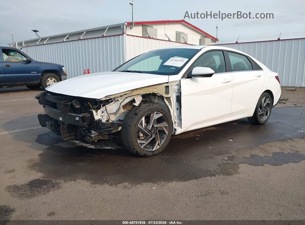 KMHLS4DG3SU998934 2025 HYUNDAI ELANTRA White Przód lewy