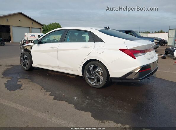 KMHLS4DG3SU998934 2025 HYUNDAI ELANTRA White Tył lewy