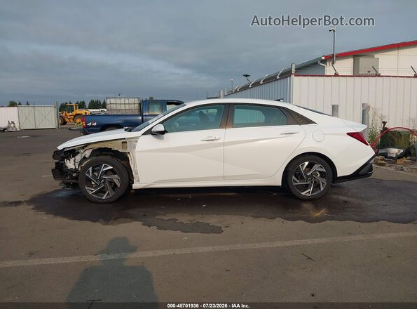 KMHLS4DG3SU998934 2025 HYUNDAI ELANTRA White 