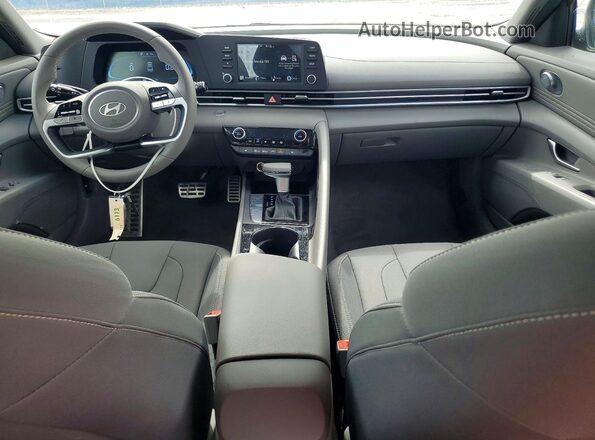KMHLS4DG3TU114668 2026 HYUNDAI ELANTRA Синий Вид панели приборов
