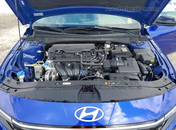 KMHLS4DG3TU114668 2026 HYUNDAI ELANTRA Синий Вид задней части салона