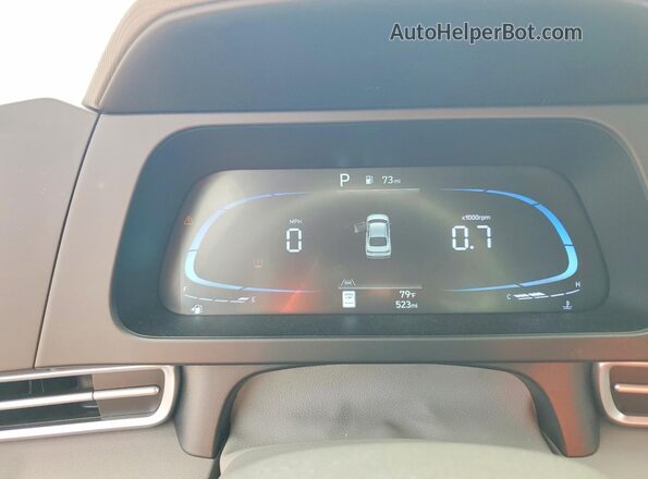 KMHLS4DG3TU114668 2026 HYUNDAI ELANTRA Синий Вид щитка приборов