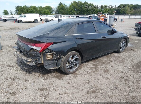 KMHLS4DG4RU758043 2024 HYUNDAI ELANTRA Black Задня права чверть