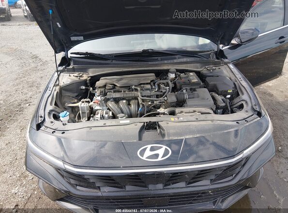 KMHLS4DG4RU758043 2024 HYUNDAI ELANTRA Black Вид ззаду