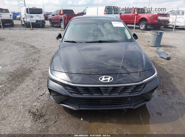 KMHLS4DG4RU758043 2024 HYUNDAI ELANTRA Black Вид задньої частини салону