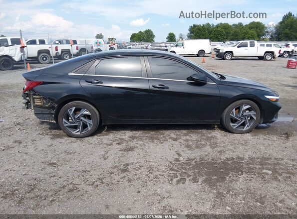 KMHLS4DG4RU758043 2024 HYUNDAI ELANTRA Black Панорамний вид салону 360°