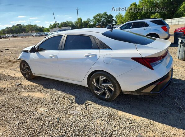 KMHLS4DG4RU819438 2024 HYUNDAI ELANTRA White Հետևի ձախ