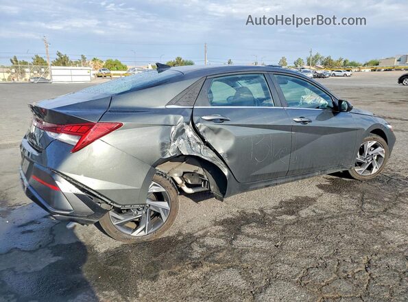 KMHLS4DG4SU889074 2025 HYUNDAI ELANTRA Gray Trasero derecho
