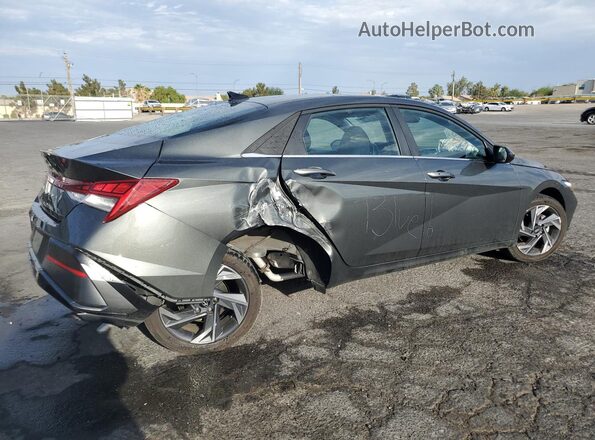KMHLS4DG4SU889074 2025 HYUNDAI ELANTRA Gray Vista interior de 360 grados