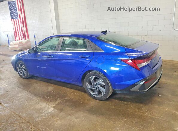 KMHLS4DG4SU897353 2025 HYUNDAI ELANTRA Blue Rear left