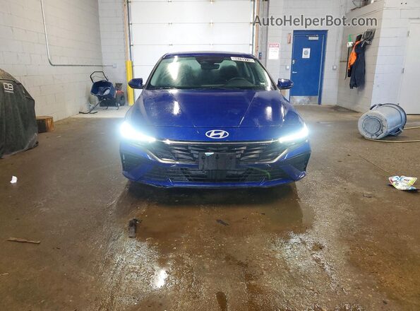 KMHLS4DG4SU897353 2025 HYUNDAI ELANTRA Blue Front view