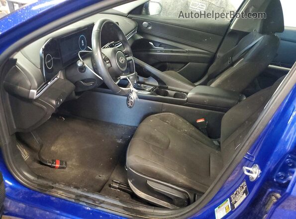 KMHLS4DG4SU897353 2025 HYUNDAI ELANTRA Blue Front interior view