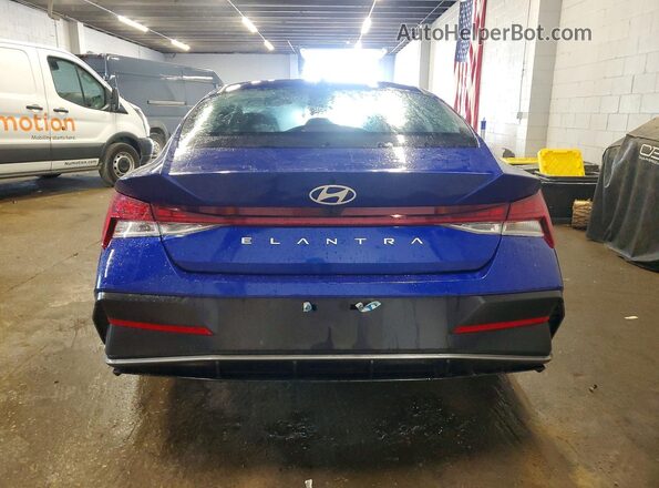 KMHLS4DG4SU897353 2025 HYUNDAI ELANTRA Blue Rear view