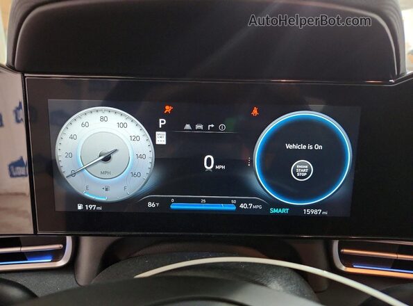 KMHLS4DG4SU961441 2025 HYUNDAI ELANTRA Gray Instrument cluster view
