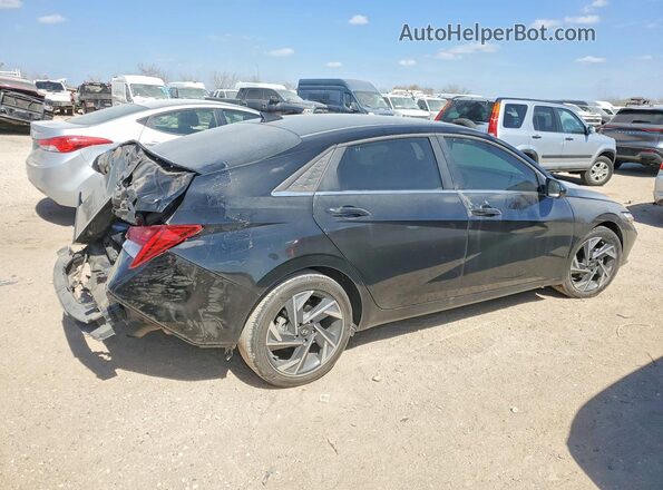 KMHLS4DG5RU745737 2024 HYUNDAI ELANTRA Black Trasero derecho