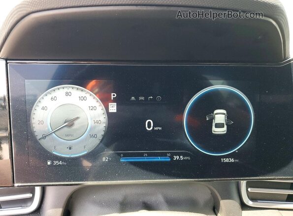 KMHLS4DG5RU780911 2024 HYUNDAI ELANTRA Black Widok zestawu wskaźników