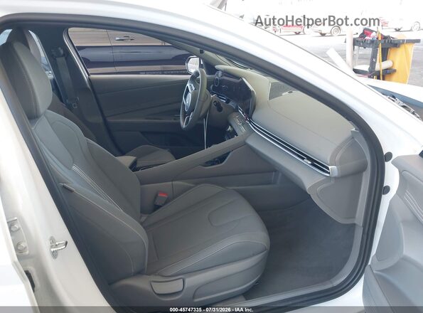 KMHLS4DG5RU802812 2024 HYUNDAI ELANTRA Белый Вид салона спереди