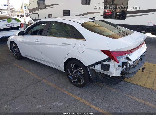KMHLS4DG5RU802812 2024 HYUNDAI ELANTRA Белый Задняя левая четверть