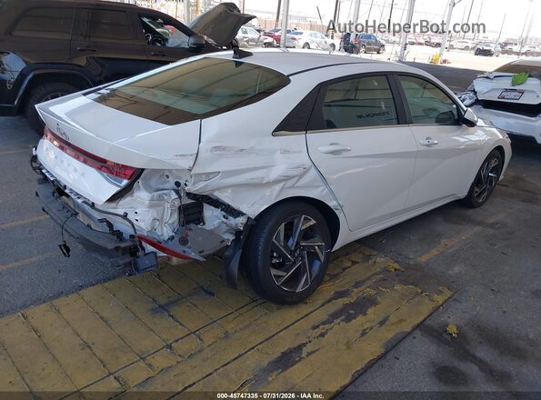KMHLS4DG5RU802812 2024 HYUNDAI ELANTRA Белый Задняя правая четверть