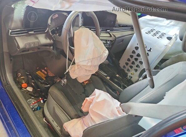 KMHLS4DG5SU882201 2025 HYUNDAI ELANTRA Blue Dashboard view