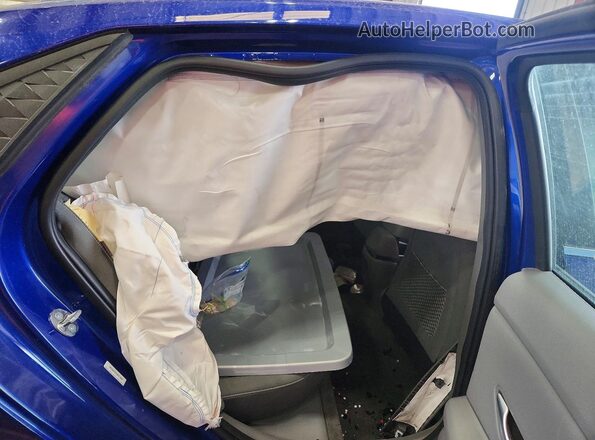 KMHLS4DG5SU882201 2025 HYUNDAI ELANTRA Blue Rear seats view