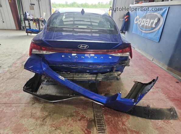 KMHLS4DG5SU882201 2025 HYUNDAI ELANTRA Blue 