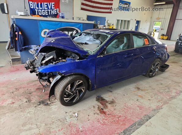 KMHLS4DG5SU882201 2025 HYUNDAI ELANTRA Blue 