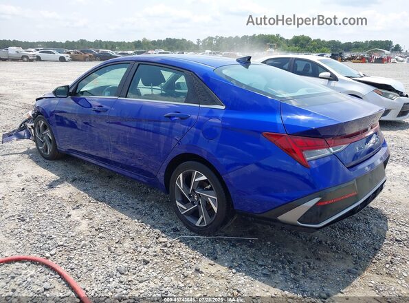 KMHLS4DG5SU943451 2025 HYUNDAI ELANTRA Blue Հետևի ձախ