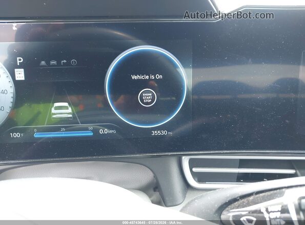 KMHLS4DG5SU943451 2025 HYUNDAI ELANTRA Blue Հետևի նստատեղերի տեսք