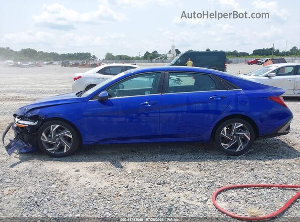 KMHLS4DG5SU943451 2025 HYUNDAI ELANTRA Blue Սալոնի 360 աստիճան տեսք