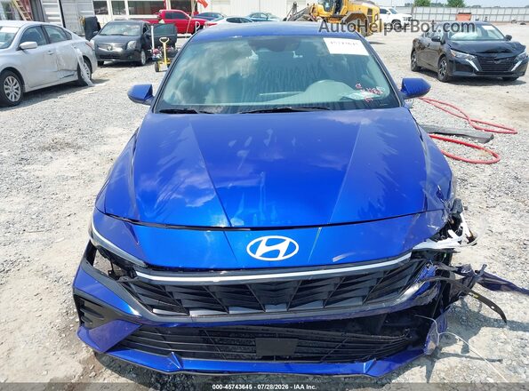 KMHLS4DG5SU943451 2025 HYUNDAI ELANTRA Blue Սարքավորումների վահանակի տեսք
